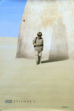 a child standing in the desert