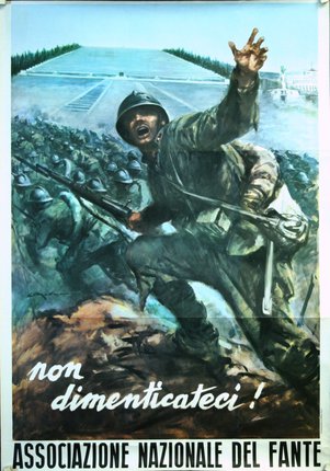 a poster of a soldier holding a gun