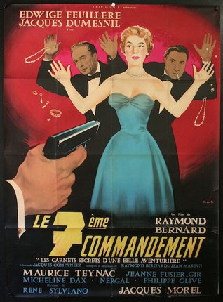 a movie poster of a woman in a blue dress