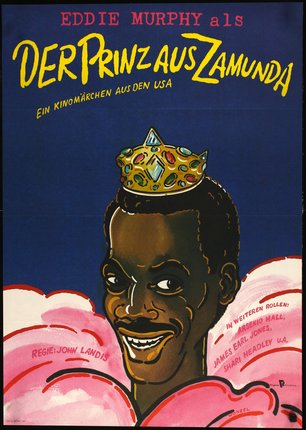a poster of a man with a crown on his head