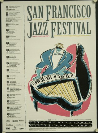 a poster of a jazz festival