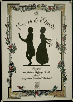 a poster with a couple of people