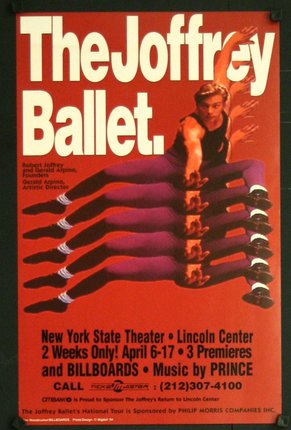 a poster for a ballet performance