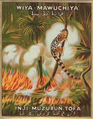 a poster of a wildfire