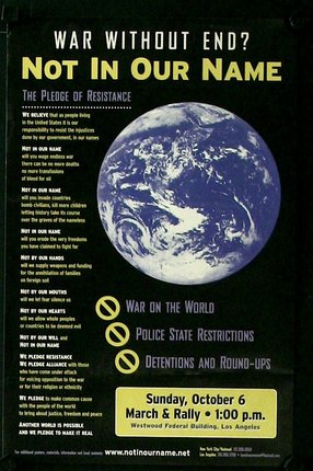 a poster with a planet earth