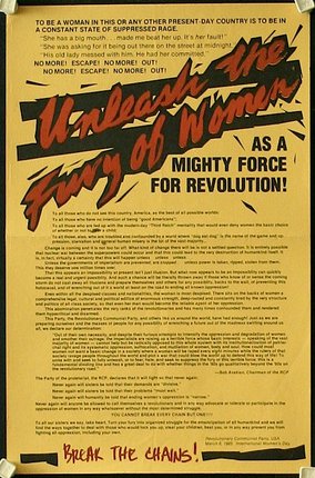 a poster of a war against women