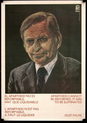 a poster of a man