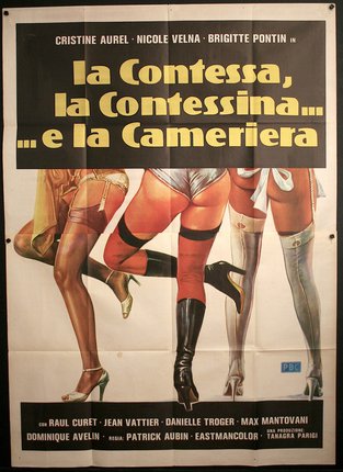 a poster of women's legs