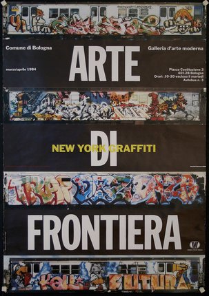 a poster with different types of graffiti