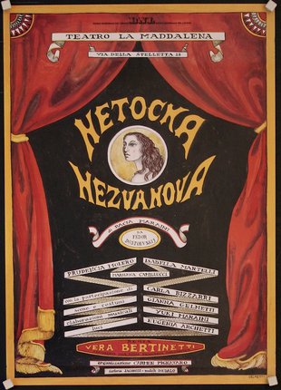 a poster with a woman on it