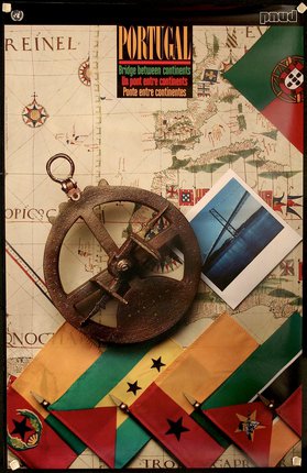 a map and compass on a book cover