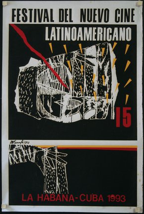 a poster of a building