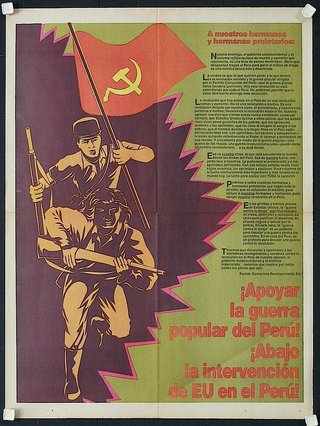a poster of a soldier carrying a flag