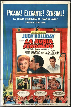 a movie poster with a man kissing a woman