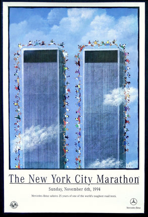 a poster of a marathon