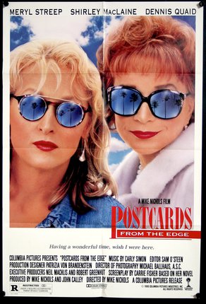 a movie poster of two women wearing sunglasses