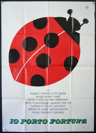 a poster of a ladybug