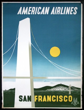 a poster of an american airlines