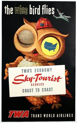 an owl holding a sign