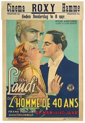 a movie poster of a man and a woman