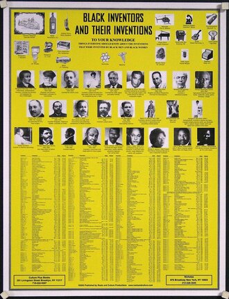 Black Inventors and Their Inventions | Original Vintage Poster