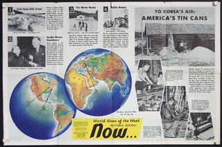 a newspaper with images of earth and a man