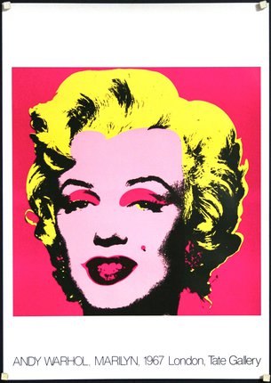 a poster of a woman with yellow hair