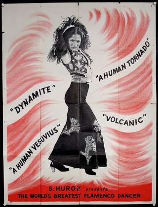 a poster of a woman dancing