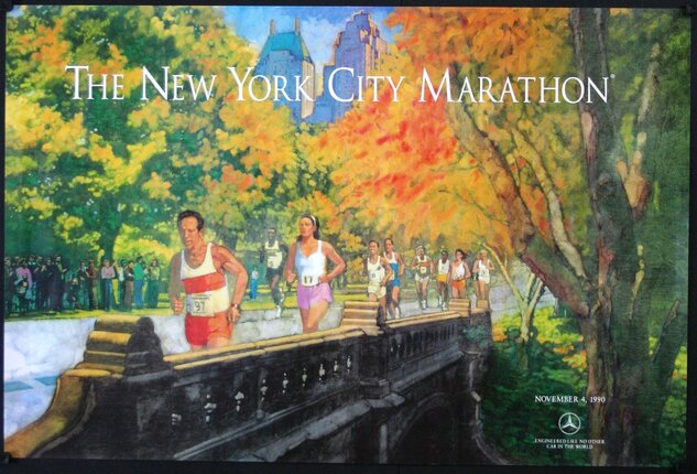 a poster of a marathon