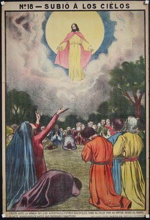 a poster of a religious gathering