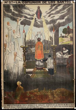 a poster of a religious ceremony