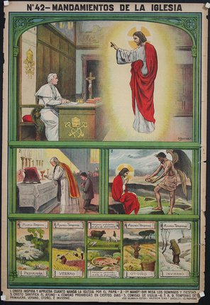 a poster of a religious figure