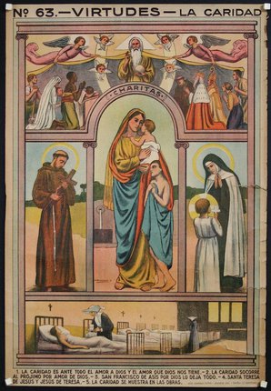 a poster of religious art