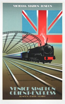 a train on the railway tracks