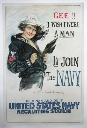 a woman in a sailor suit