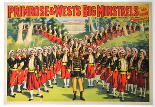 a poster of a marching band