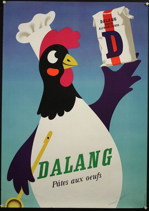 a poster of a chicken