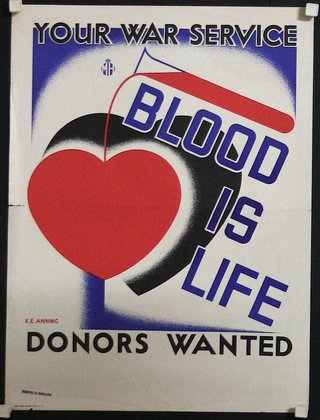 a poster with a heart and text