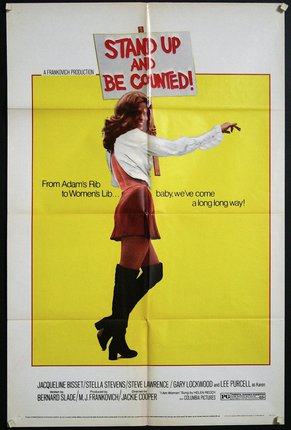 a poster of a woman pointing