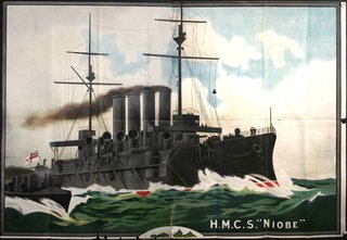 a poster of a ship