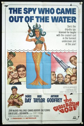a movie poster with a mermaid and people