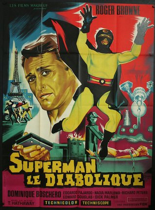 a movie poster of a man in a garment