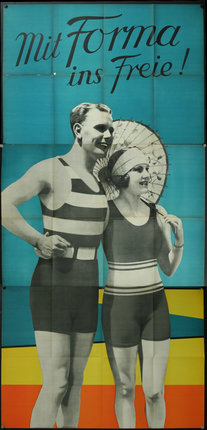 a man and woman in swimsuits