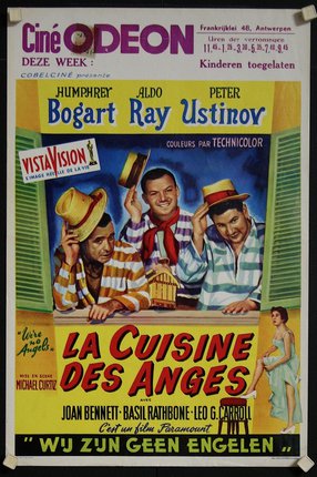 a movie poster of men wearing hats