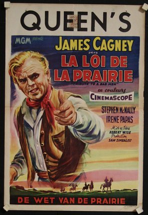 a movie poster of a man pointing at something
