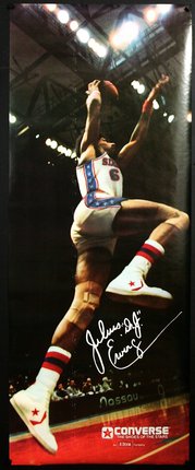 a basketball player in a jersey jumping