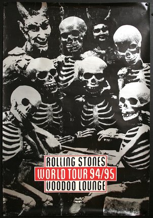 a poster of skeletons