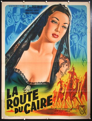 a poster of a woman with a black veil