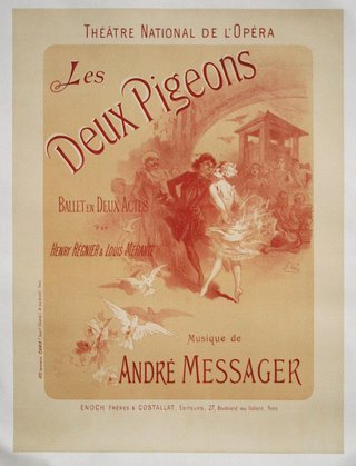 a poster of a ballet and opera