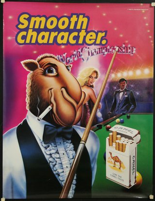 a poster of a cigarette game